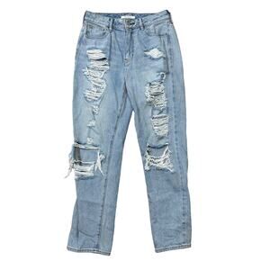 Pacsun Super Distressed Mom Jeans Relaxed 27